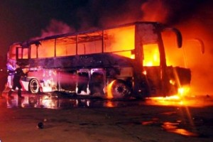 اجساد جان باختگان سانحه اتوبوس سنندج شناسایی شدند