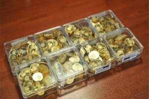 کاهش قیمت انواع سکه در بازار تهران