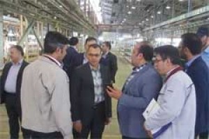بازدید عضو هیات مدیره بانک صنعت و معدن از واحد های صنعتی استان اردبیل