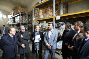 بازدید مدیران ارشد اموال تملیکی از انبار گمرک جنوب تهران