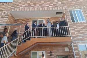 بازدید وزیر راه و شهرسازی از پروژه نهضت ملی مهرگان مشهد