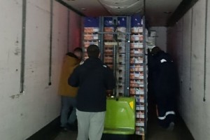 آغاز به کار خط سرد حملونقل کالا در بندر ایرانی روسی سالیانکا