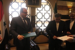 ایران و سوریه یادداشت تفاهم همکاری اقتصادی امضا کردند