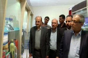 معاون وزیر صنعت از نمایشگاه شهرک های صنعتی قزوین بازدید کرد
